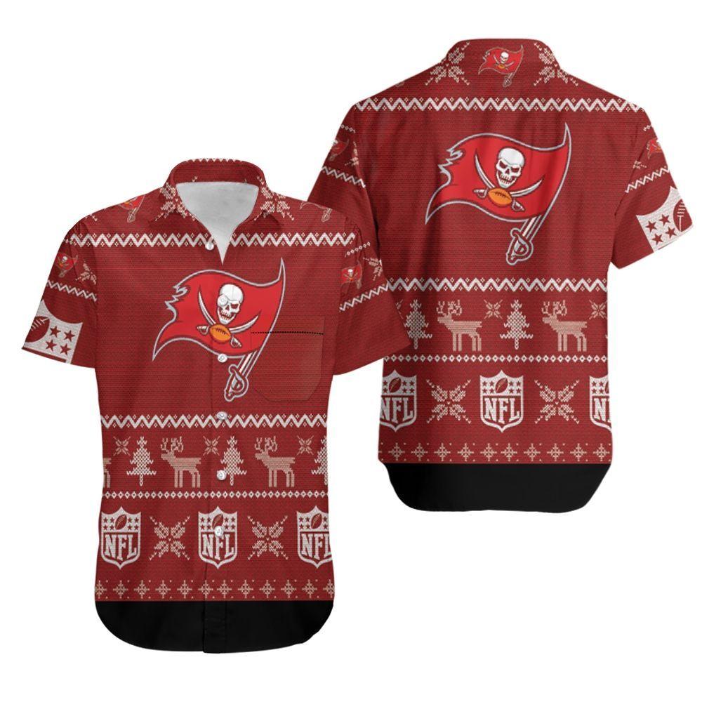 Tampa Bay Buccaneers Ugly Christmas Custom Hawaii Shirt | Hawaiian Shirt For Women Men | Hawaiian Shirt Custom