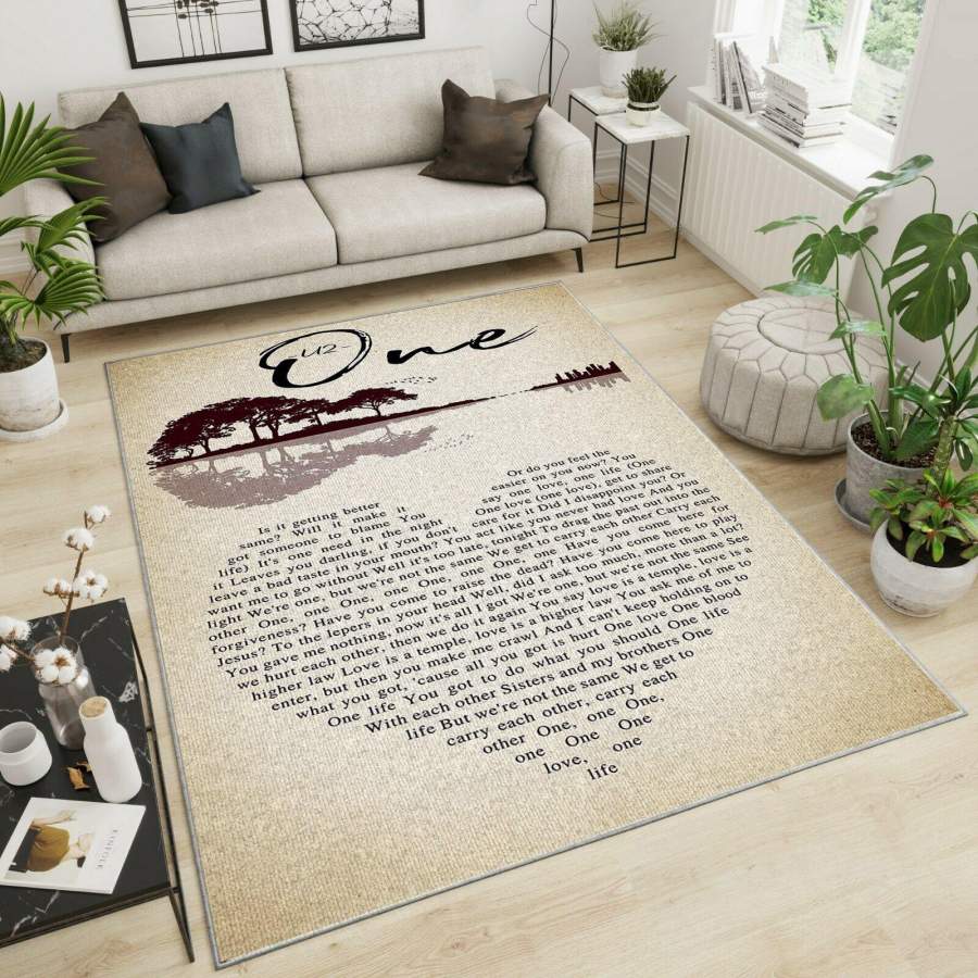 U2-min Area Rug – Home Decor – Bedroom Living Room Decor