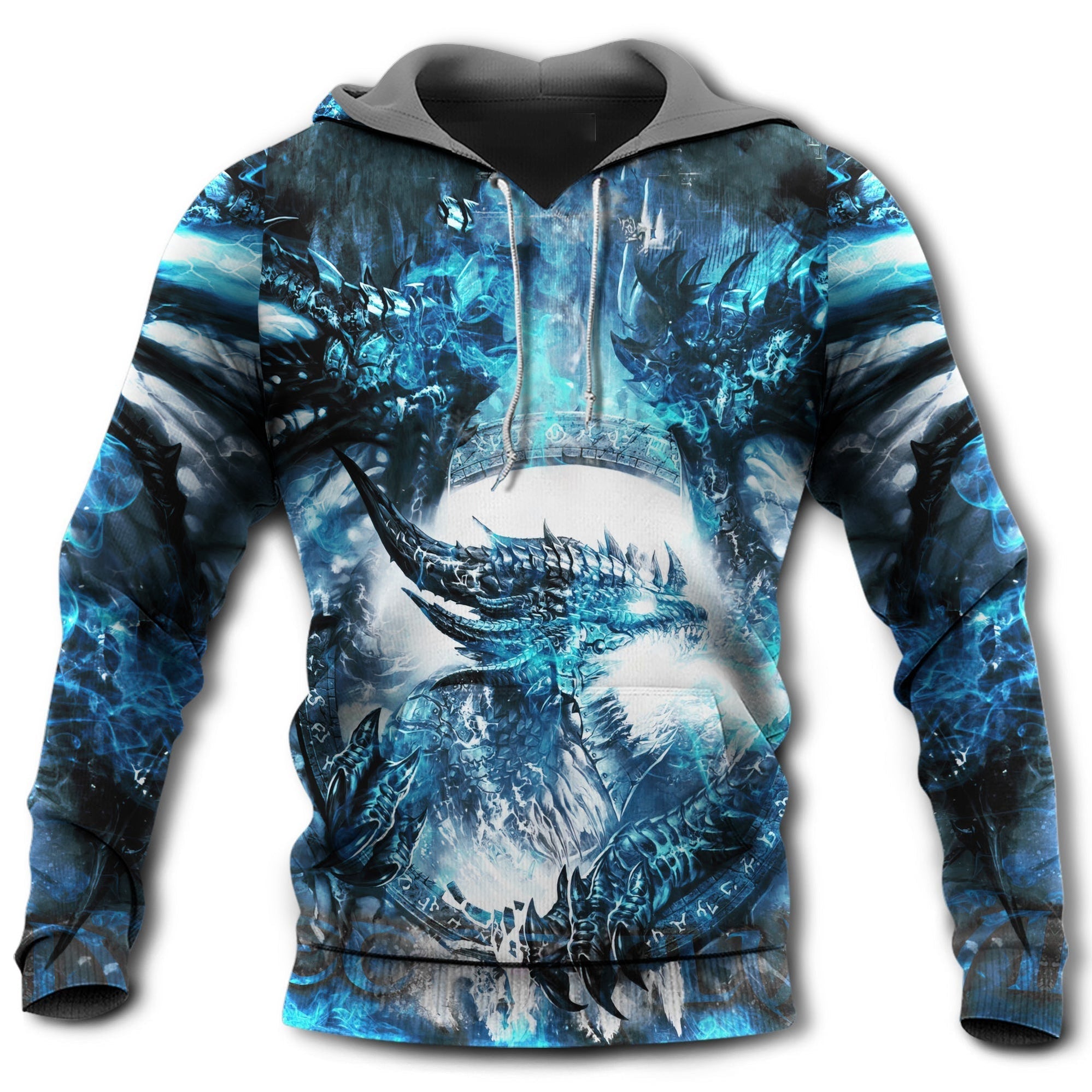 Viking Dragon Amazing Blue Style – Hoodie