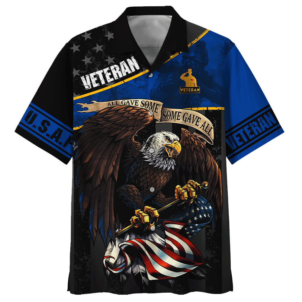 Air Force Some Gave All Eagle Hawaiian Shirt