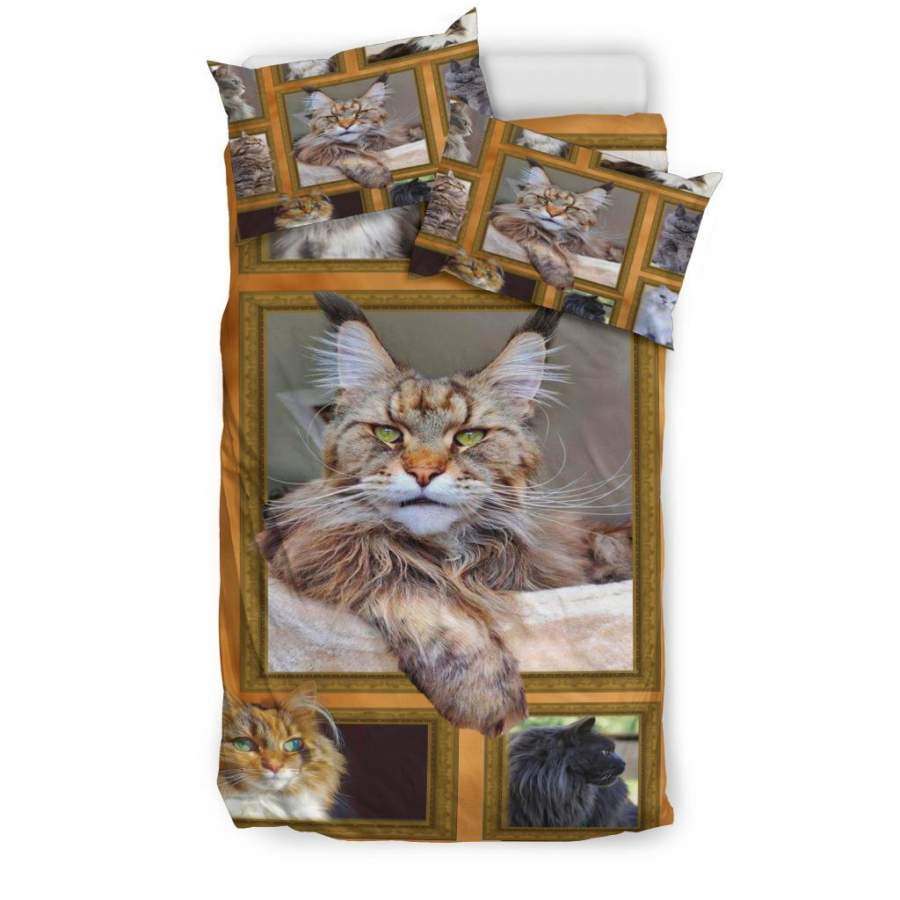 Quilt Cat Bedding – Duvet Cover And Pillowcase Set