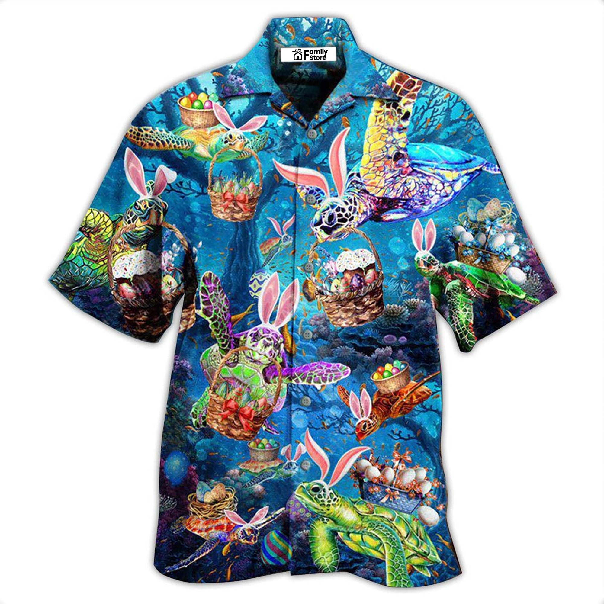 Turtle Wishing You A Turtley Awesome Easter – Hawaiian Shirt