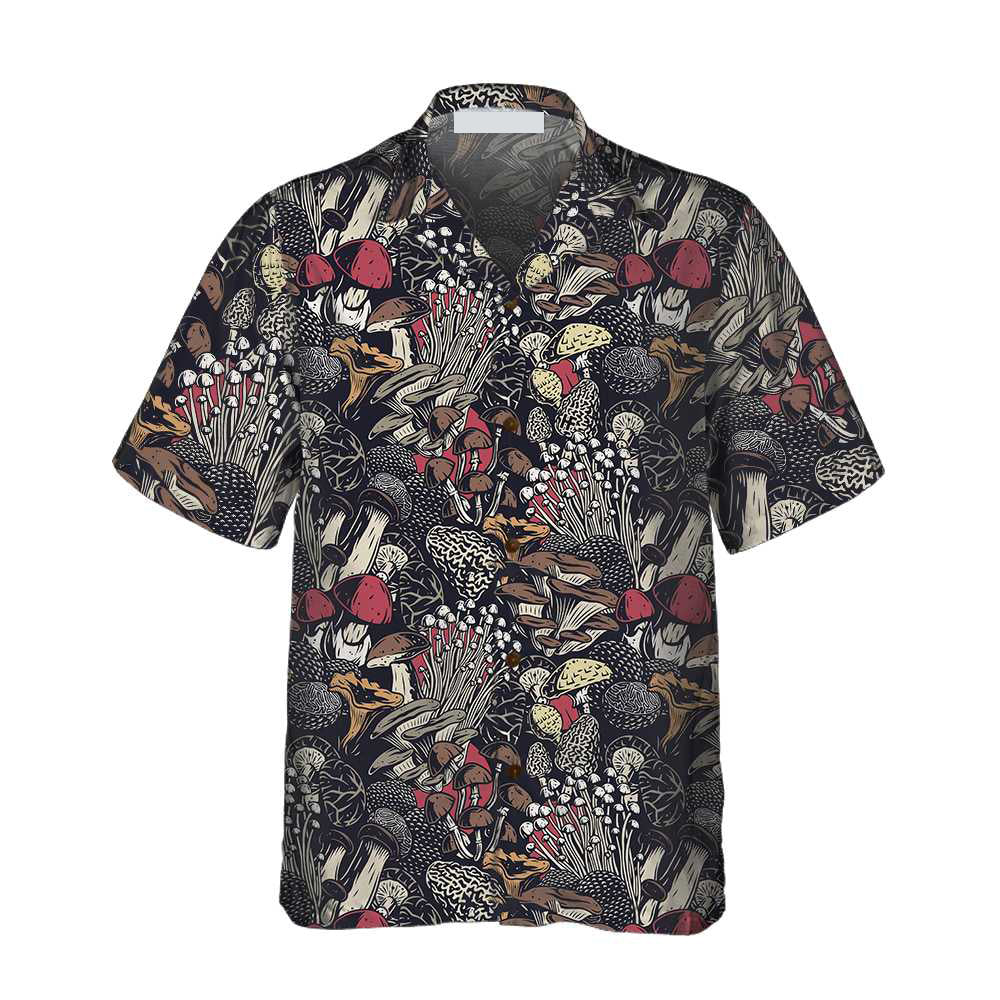 Unique Mushroom Forest Hawaiian Shirt – For Men & Women