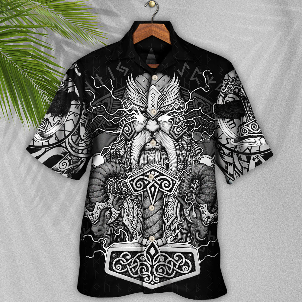 Viking Warrior Thor God Of Thunder Hawaiian Shirt