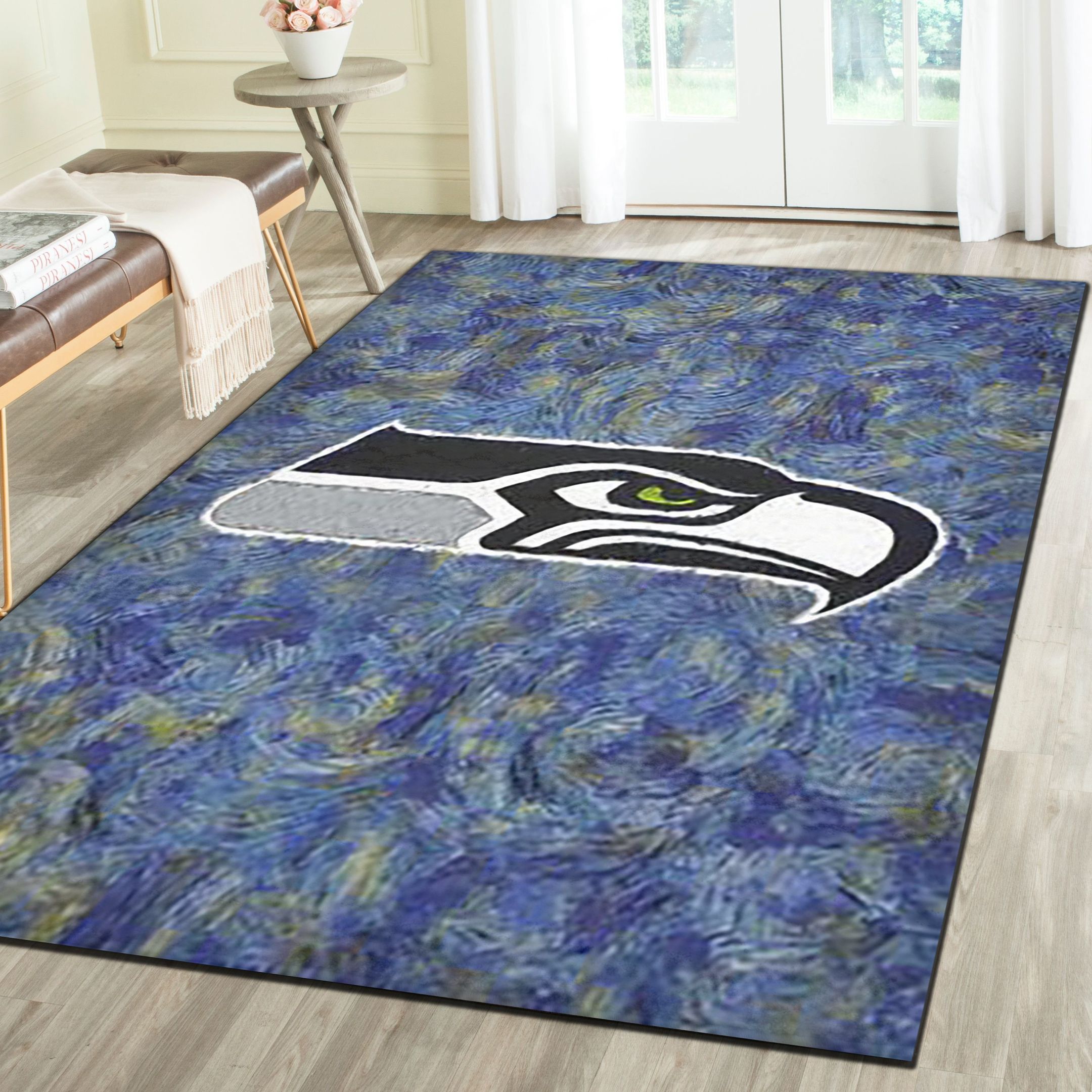 Tampa Bay Buccaneers Area Rugs, Football Team Living Room Bedroom Carpet, Sports Floor Decor