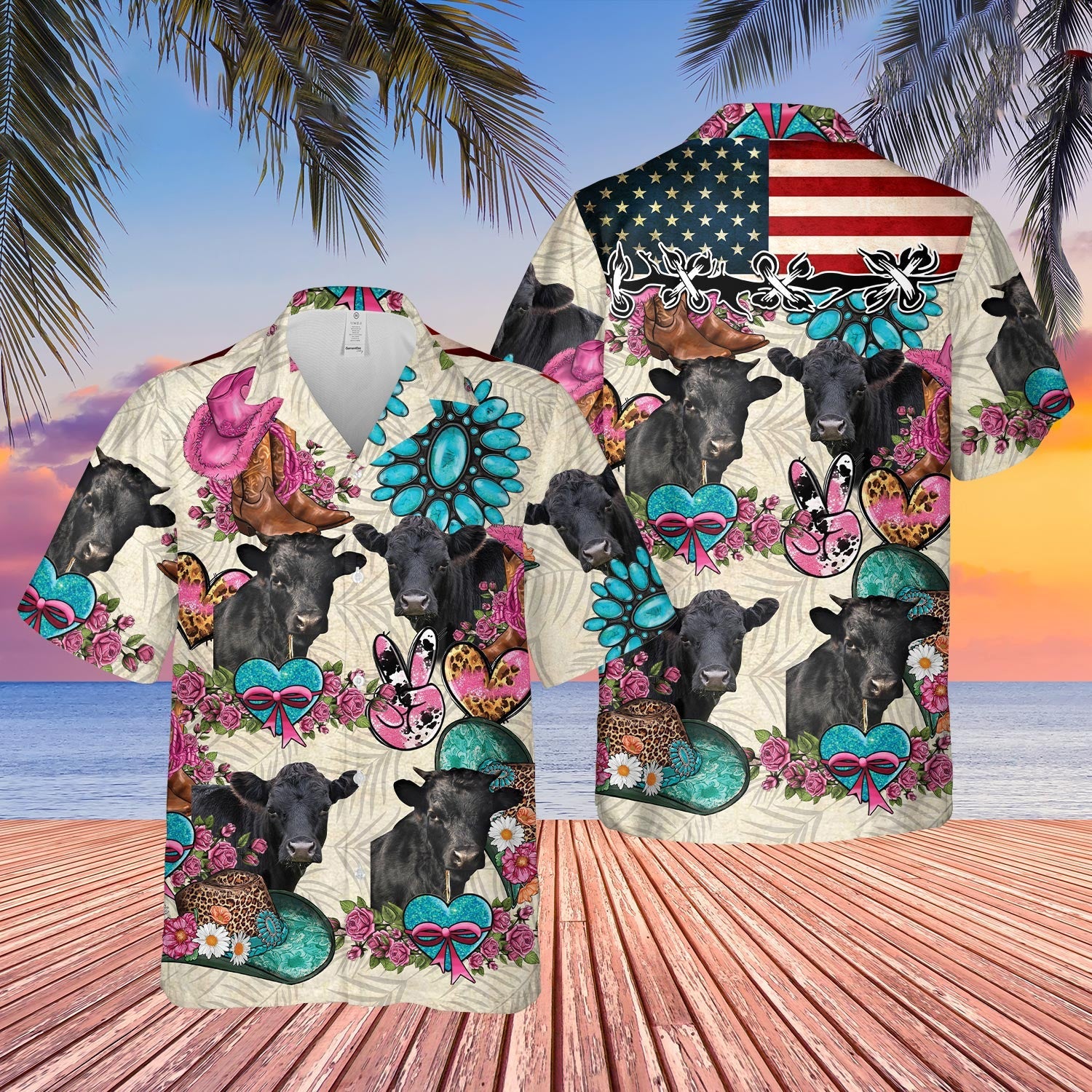 Unique Dexter Happiness Flowers 3D Hawaiian Shirt