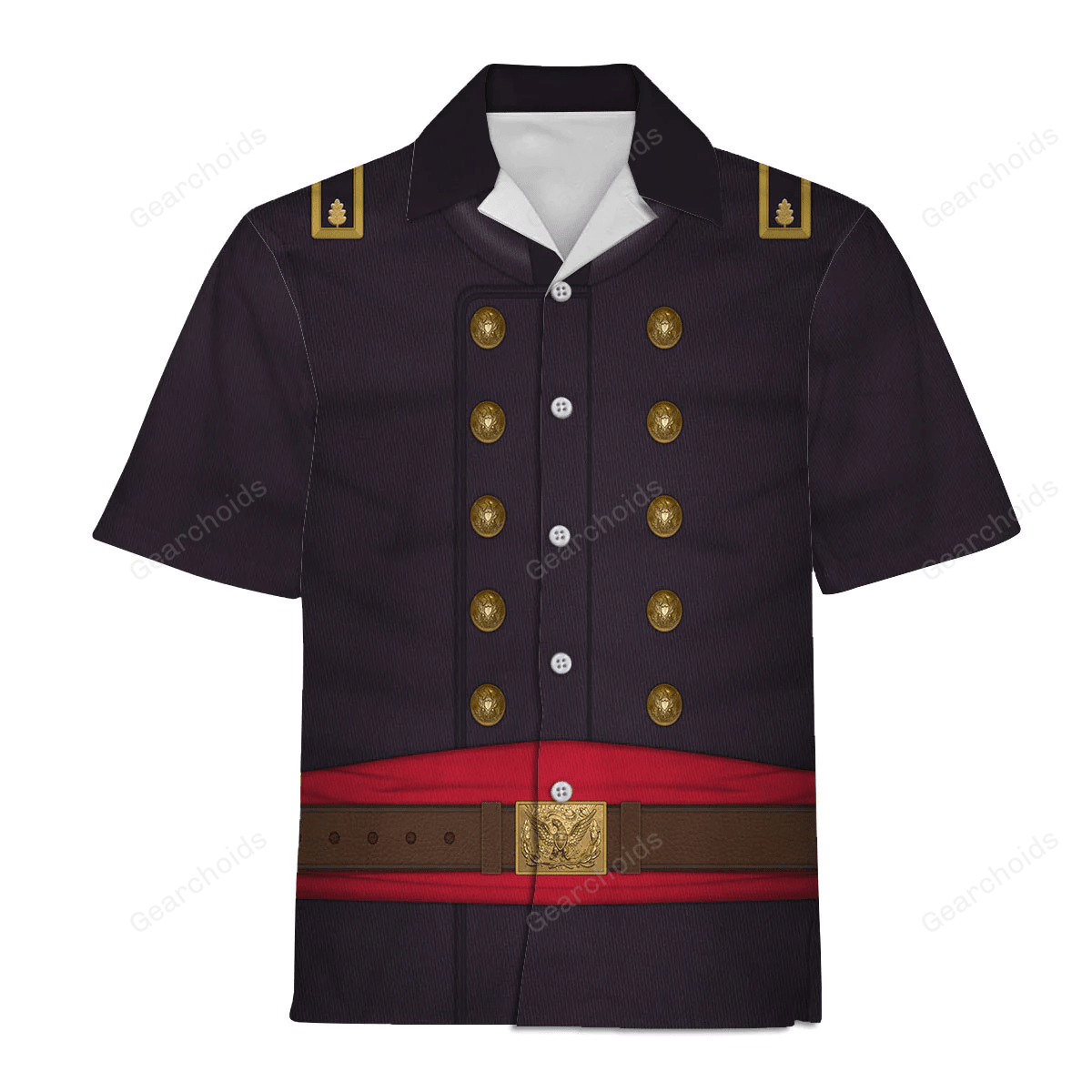 Union Army- Major- Infantry Uniform Hawaiian Shirt