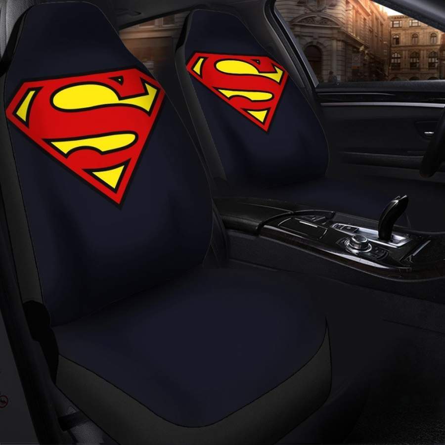 Superman Logo Car Seat Covers