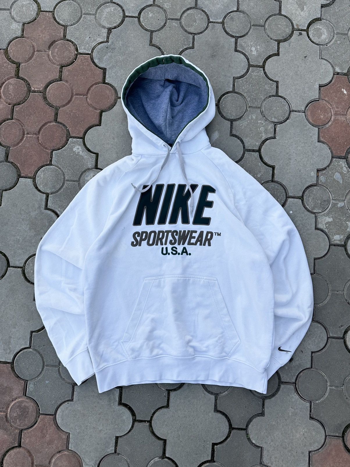 Vintage Nike Spell Out Amazing Y2K USA Hoodie, Shirt Outfit, Gifts For Men, Gifts For Women