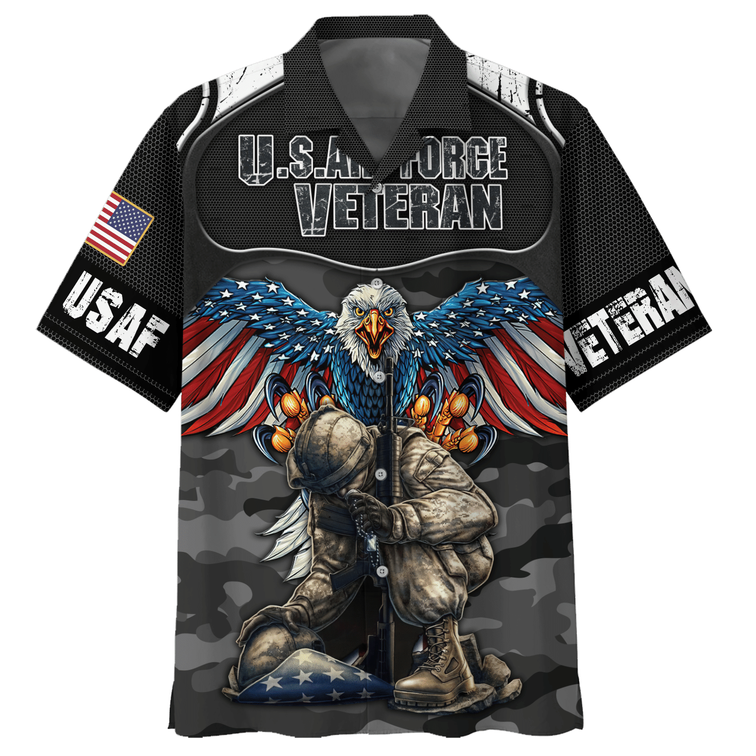 Air Force U.S.A Force Veteran Hawaiian Shirt