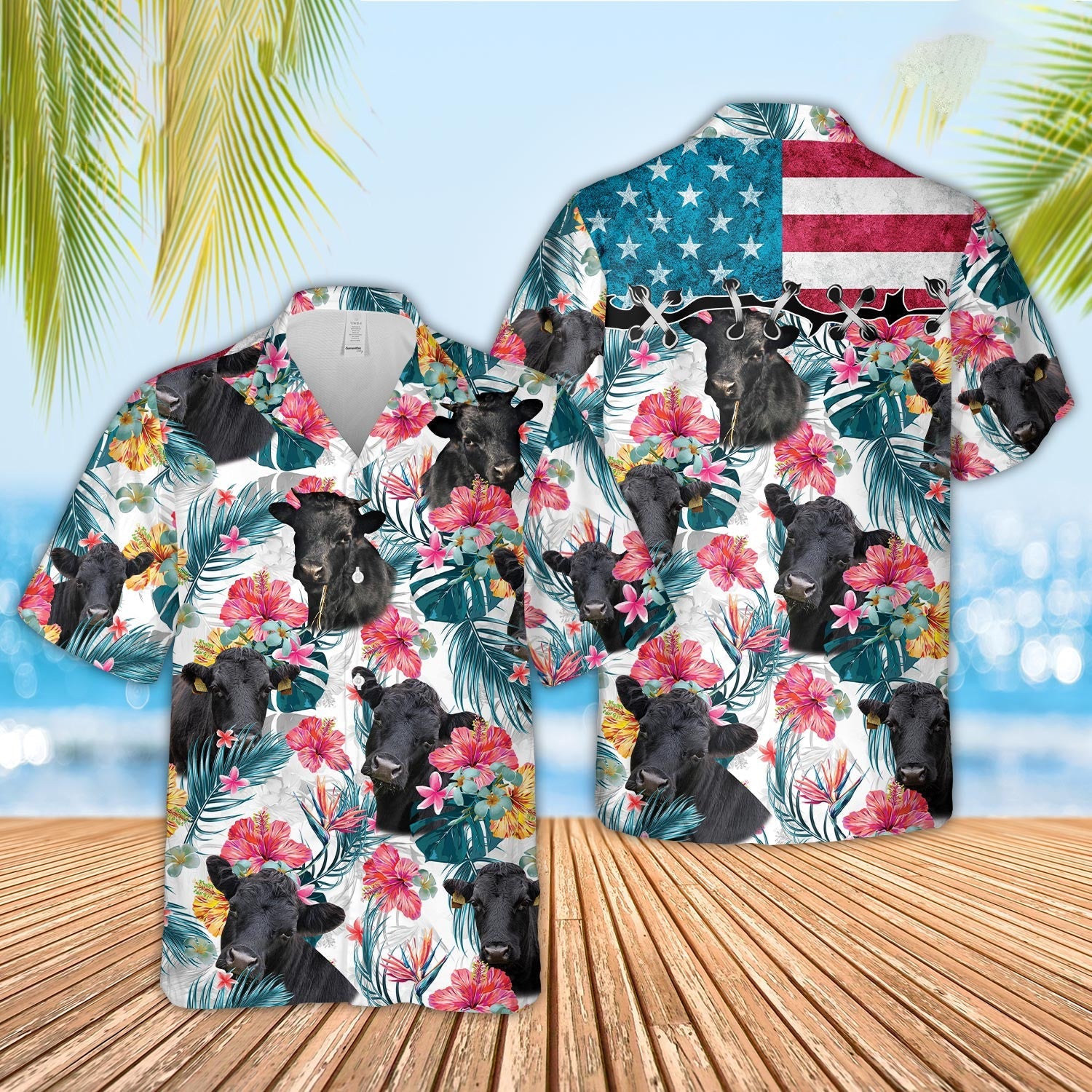 Unique Dexter Happiness Floral 3D Hawaiian Shirts