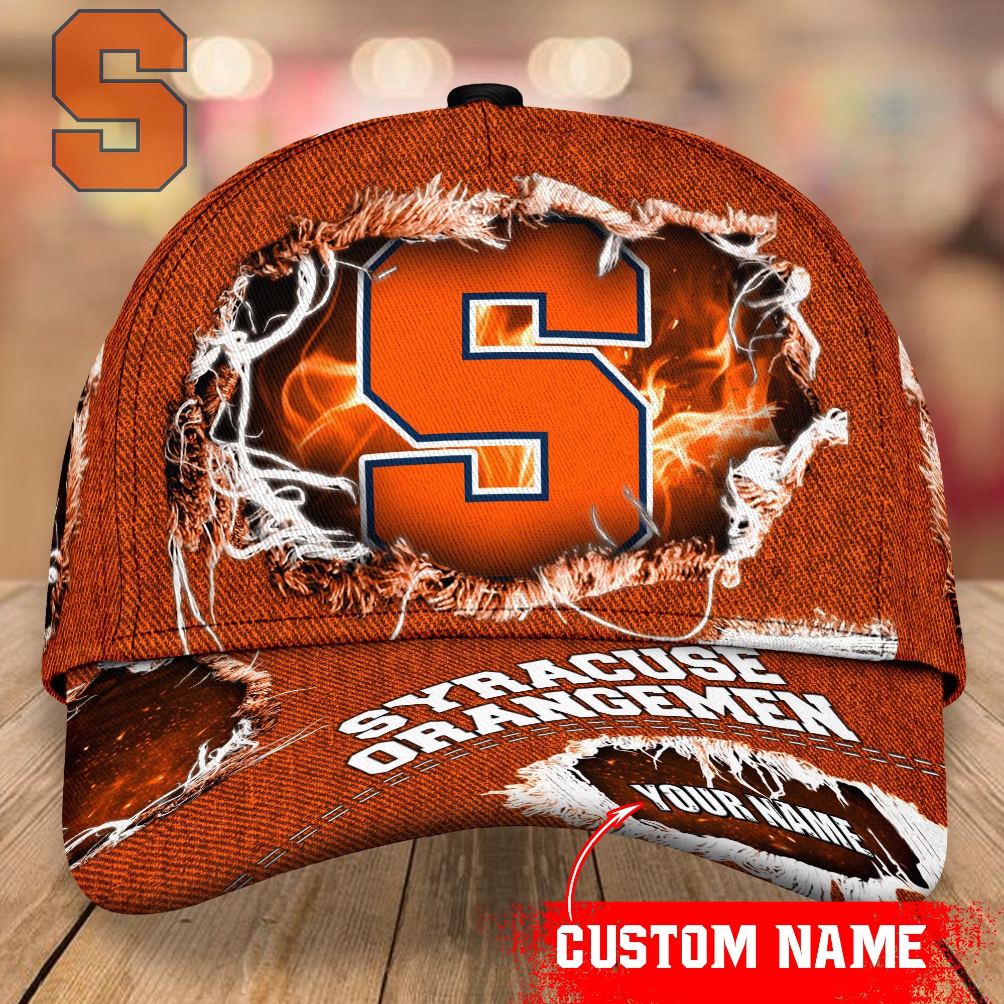 Syracuse Orange Baseball Caps Custom Name