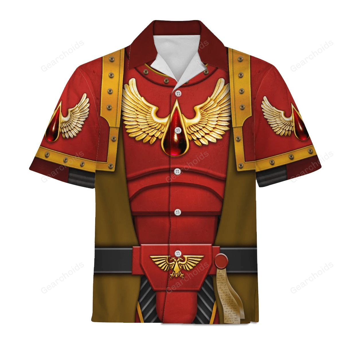 Warhammer Blood Angels Brown Robe – Costume Cosplay Hawaiian Shirt