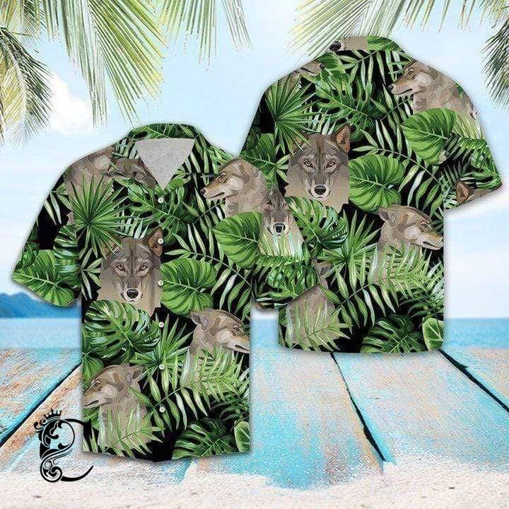 Wolf Summer Vibe Tropical Hawaiian Shirt 131