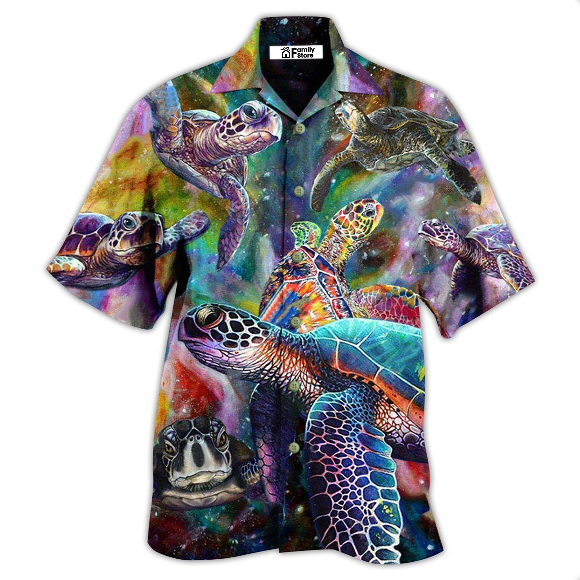 Turtle Galaxy Love Sea – Hawaiian Shirt