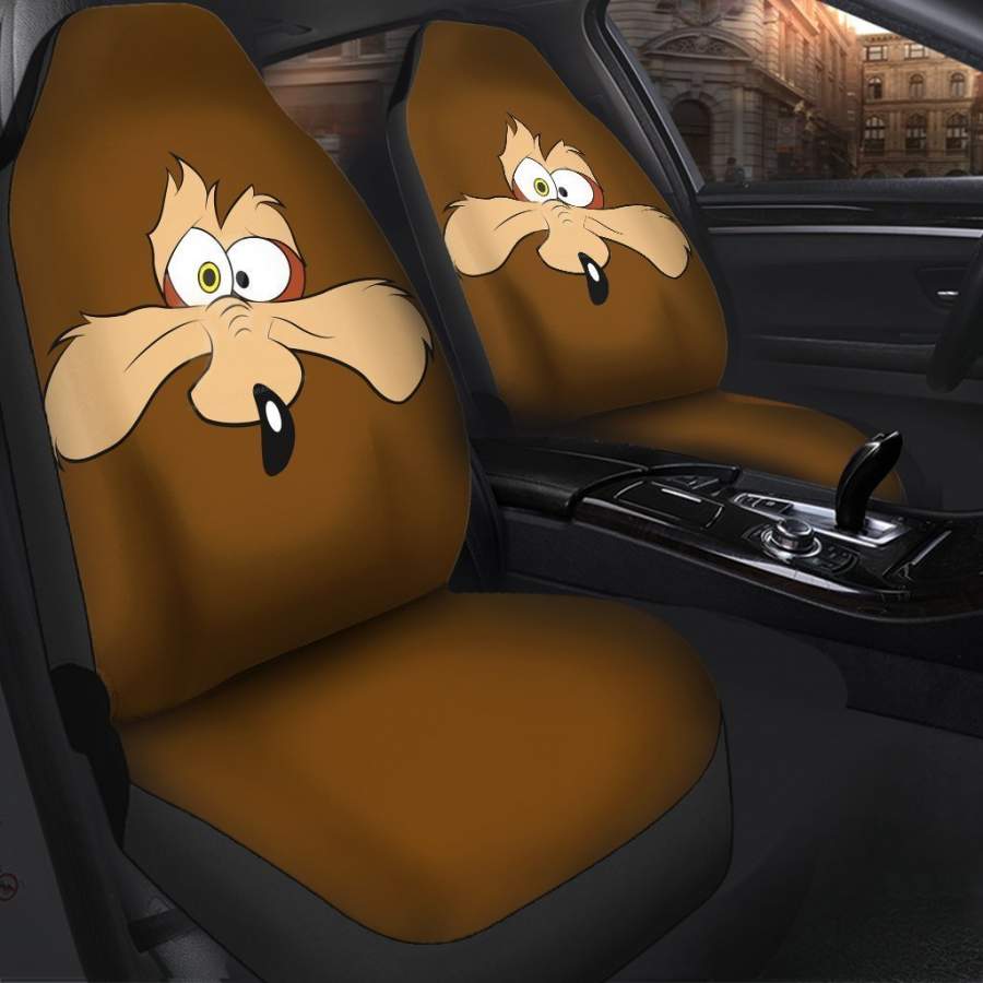 Wile E Coyote Road Runner Cartoon Car Seat Covers