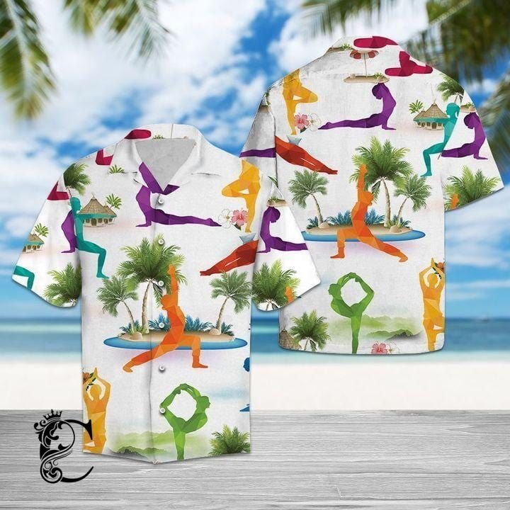 Unisex Hawaiian Aloha Shirts Yoga Lover