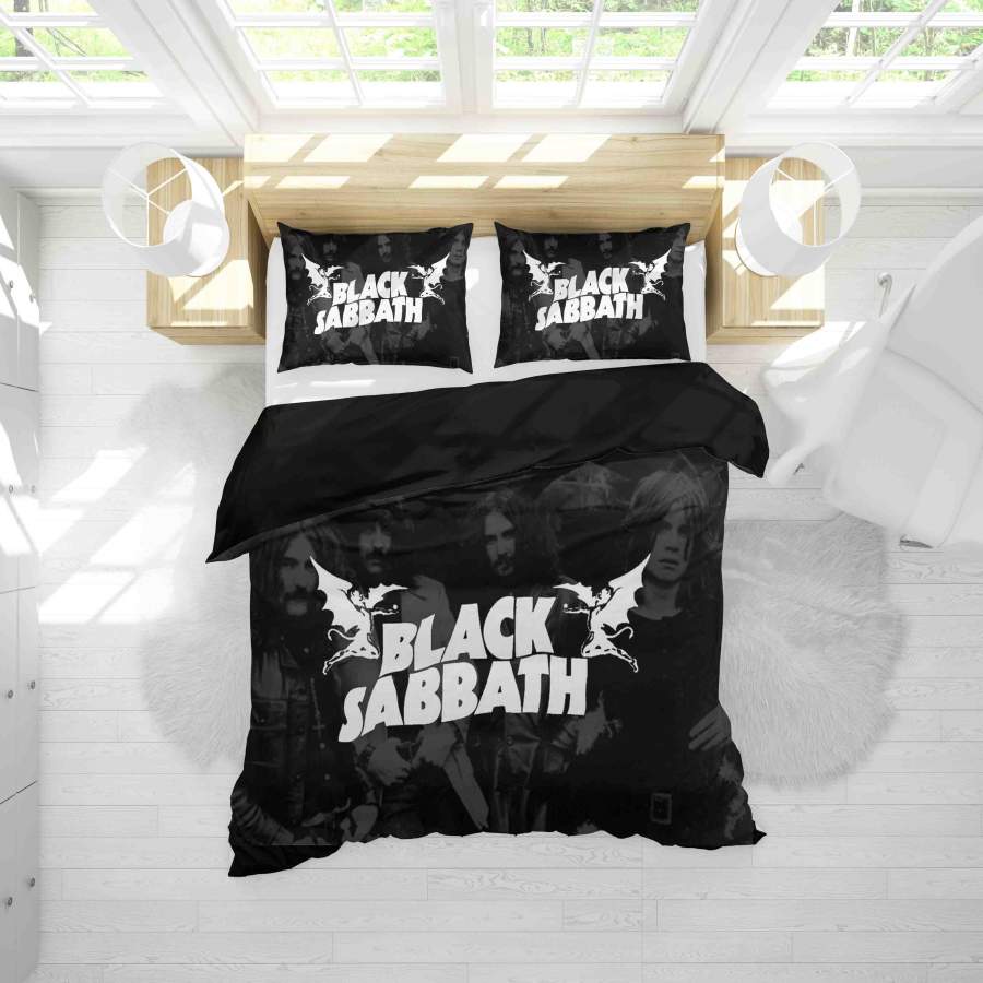 3D Black Sabbath Quilt Cover Set Bedding Set Duvet Cover Pillowcases SF53