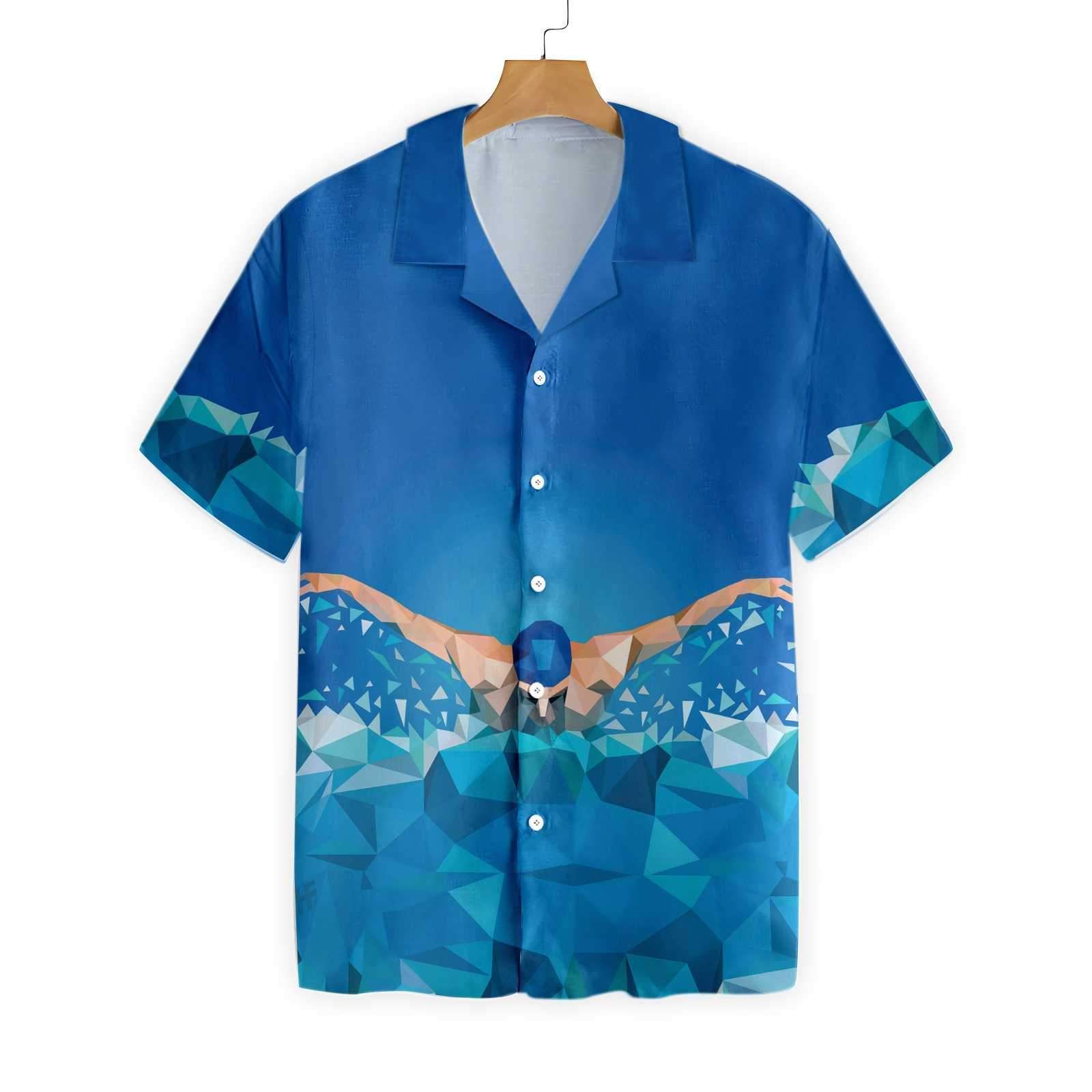 Swimming Man Ez14 1702 Hawaiian Shirt