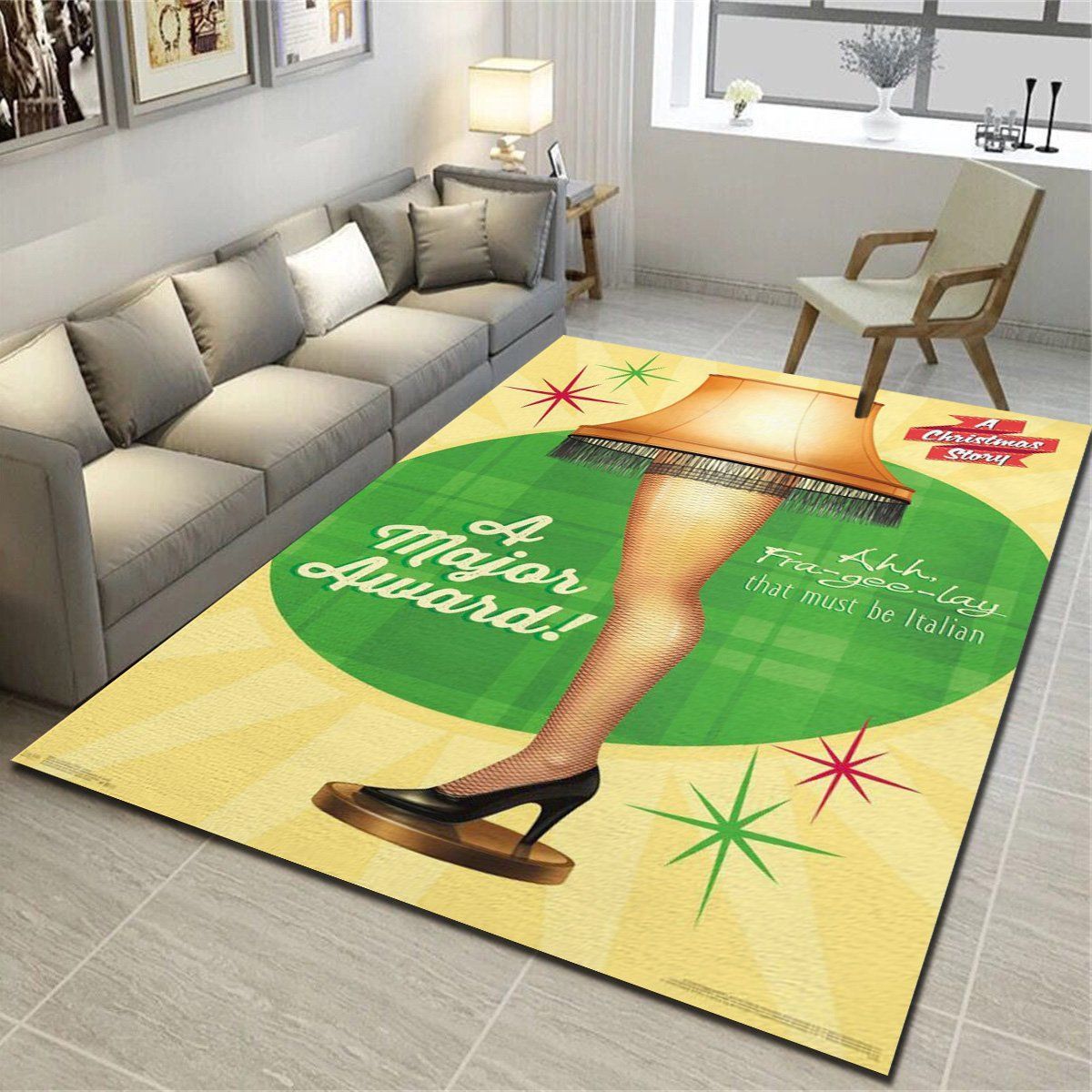 A Christmas Story Lamp Rugs, Living Room Bedroom Carpet