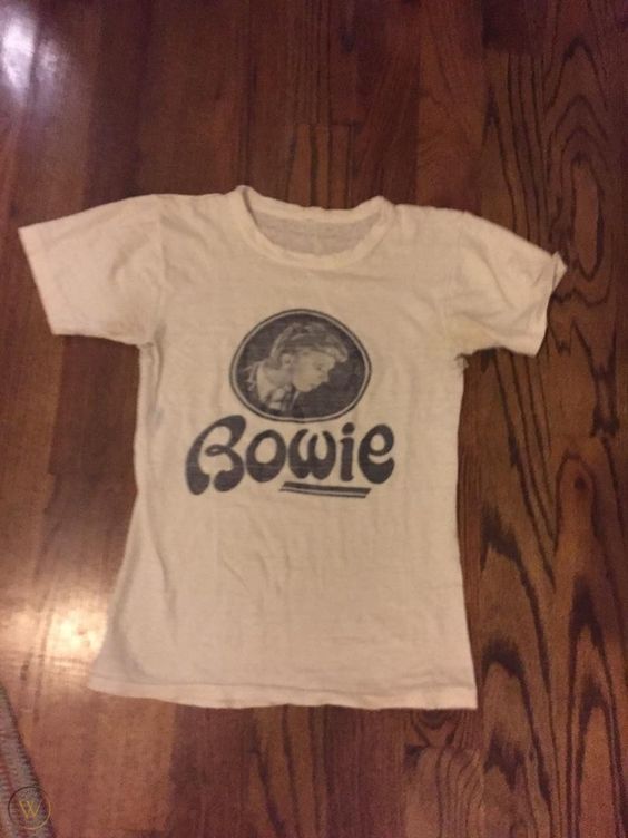 Vintage 70S David Bowie Tee Shirt