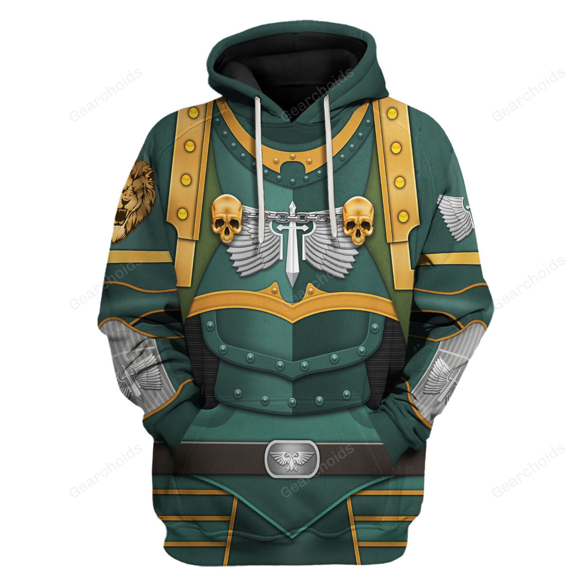 Warhammer Lion El Jonson Warrior – Costume Cosplay Hoodie Sweatshirt Sweatpants