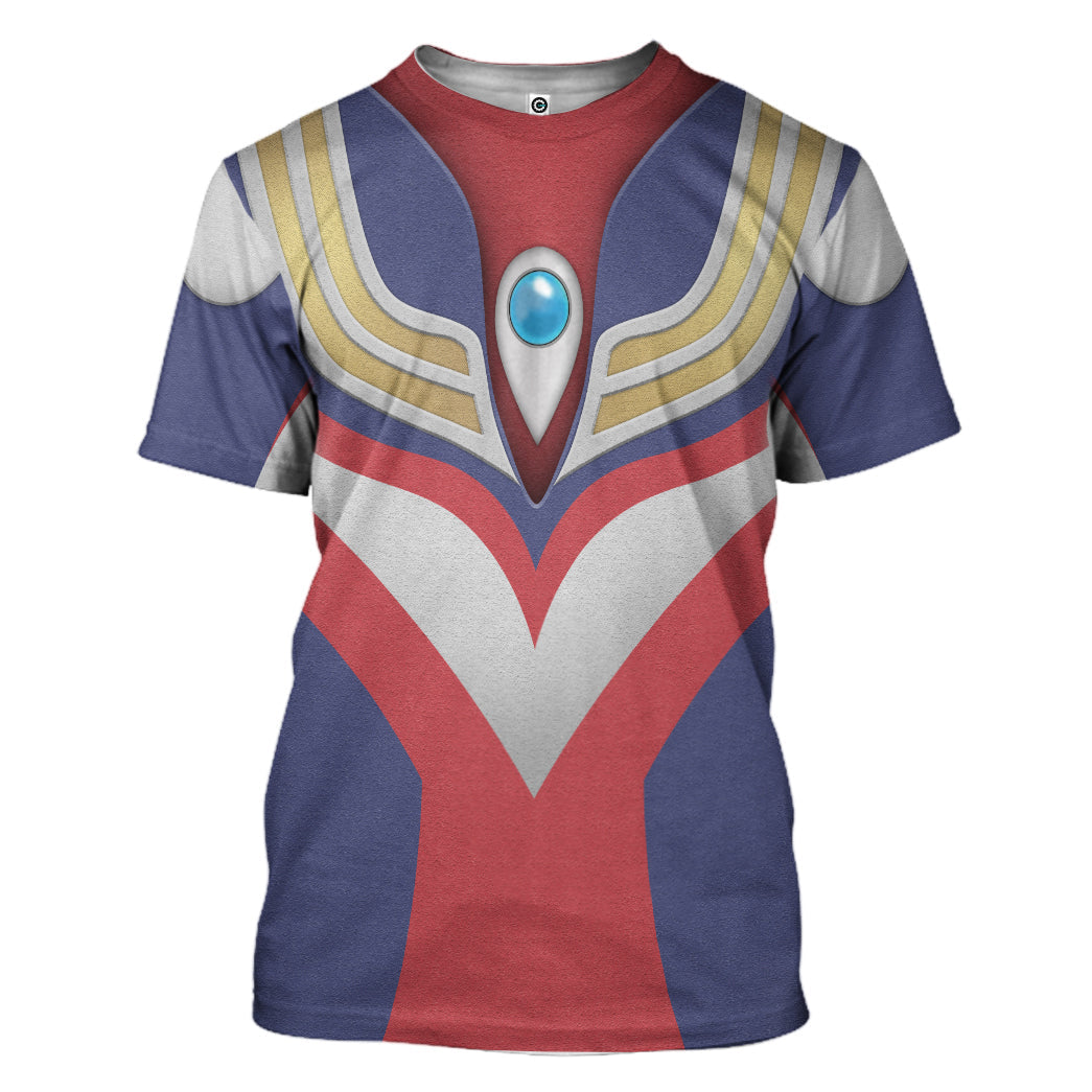 Ultraman Tiga T-Shirt 3D For Men & Women