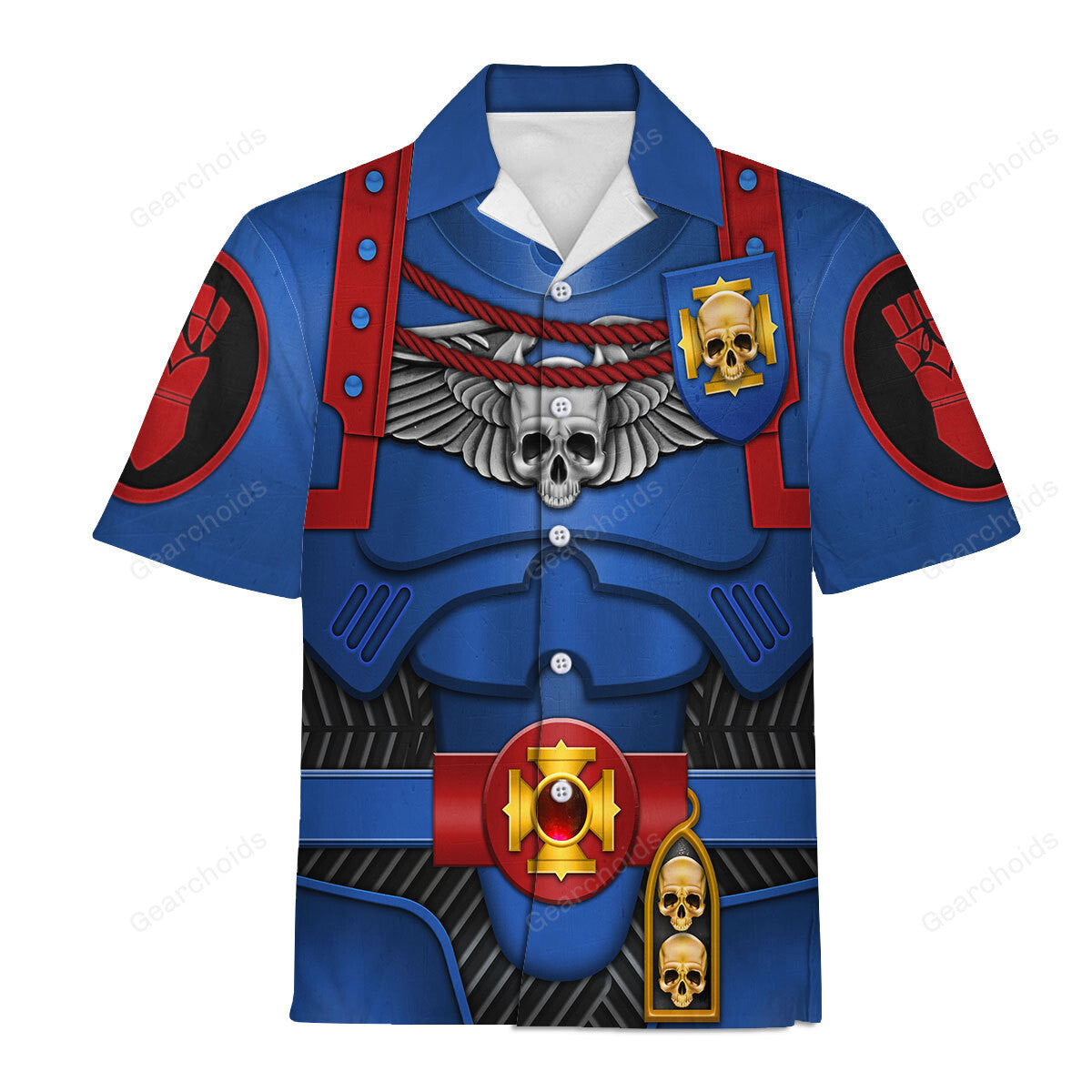 Warhammer Captain Cortez – Costume Cosplay Hawaiian Shirt