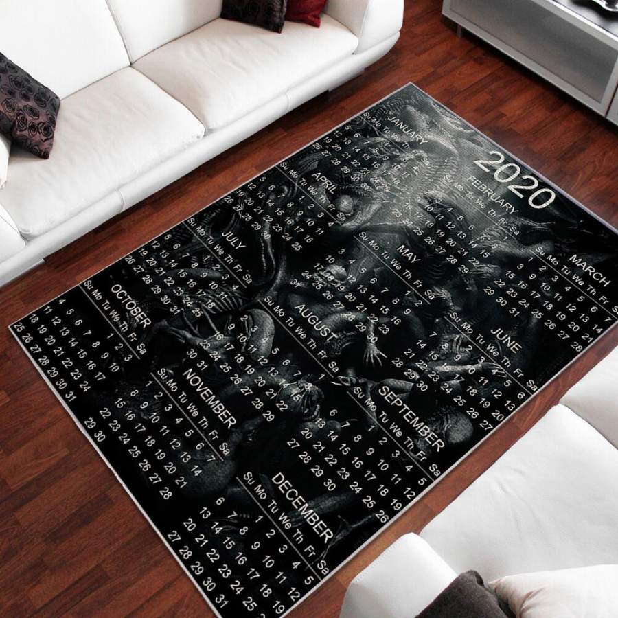 Alien Movie Area Rug – Home Decor – Bedroom Living Room Decor