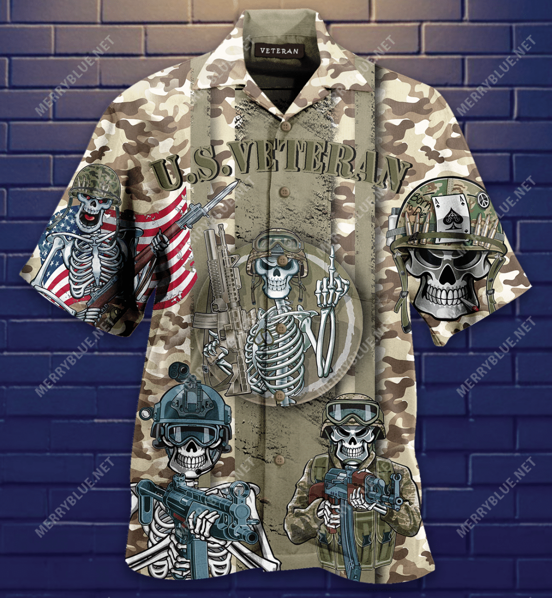 We Didn’t Get By Being Stupid Us. Veterans Hawaiian Shirt