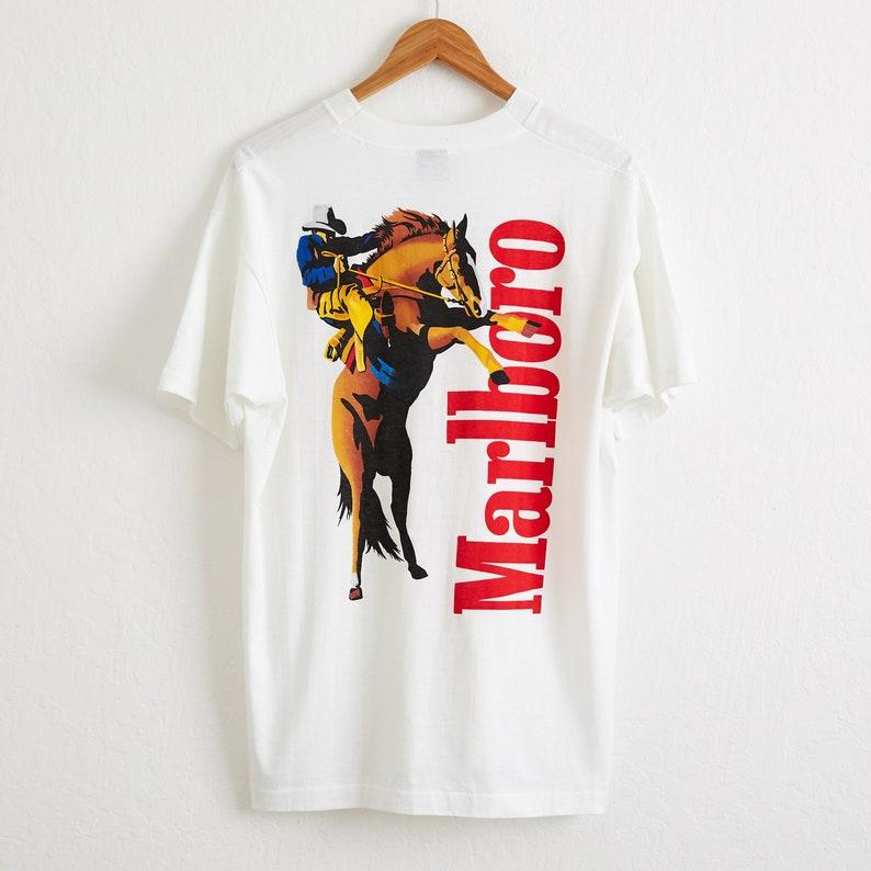 Vintage Marlboro Cowboy Wild West Shirt in summer