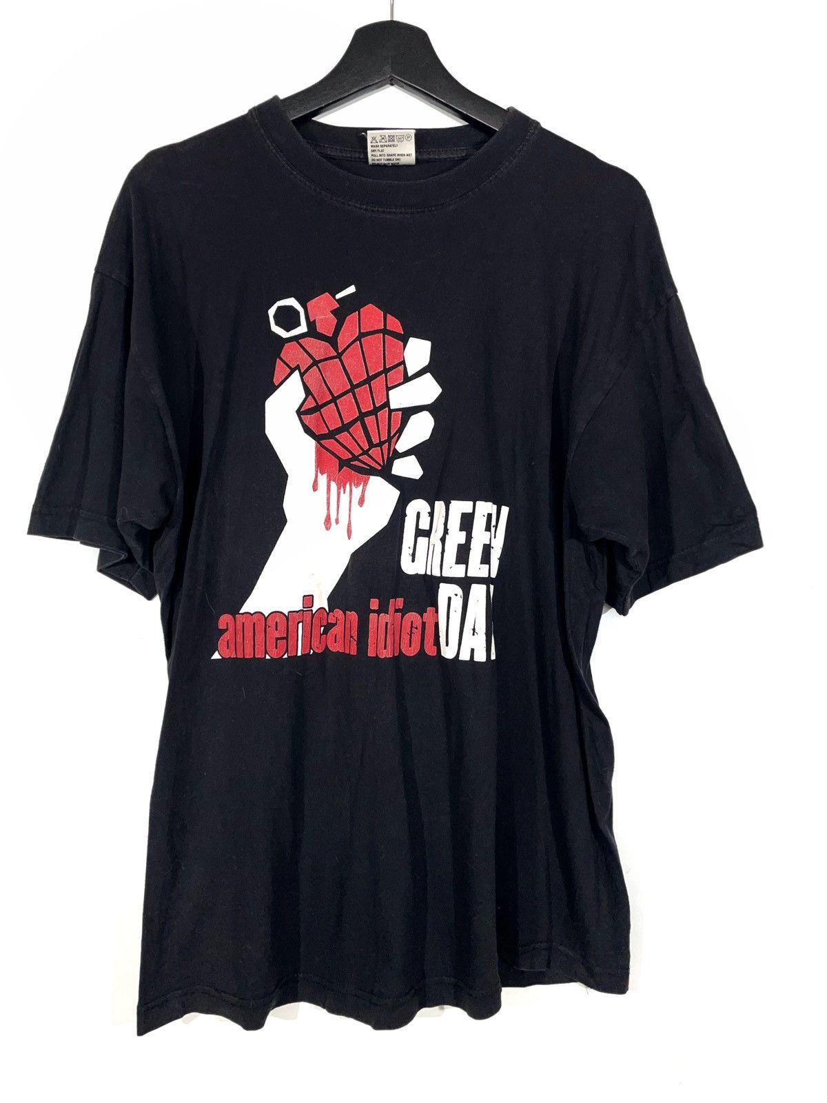 Vintage T Shirt Green Day American Idiot Logo, Shirt Outfit, Gift For Men, For Women