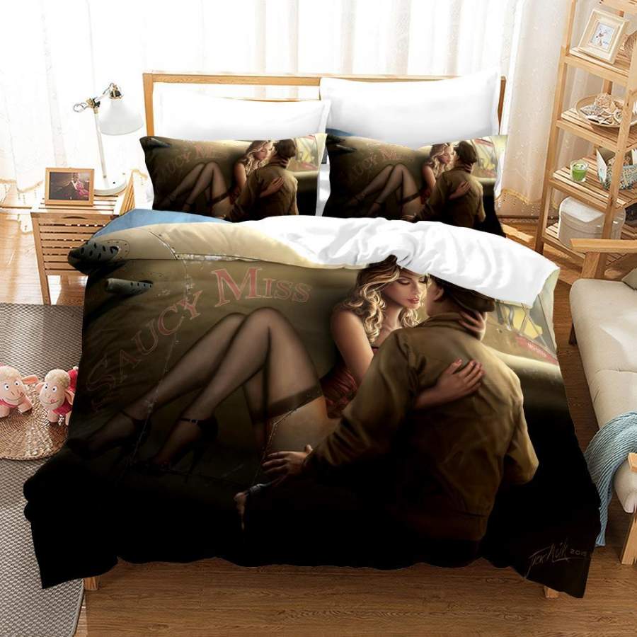 3D Colorful Women Quilt Cover Set Bedding Set Duvet Cover Pillowcases A436 LQH