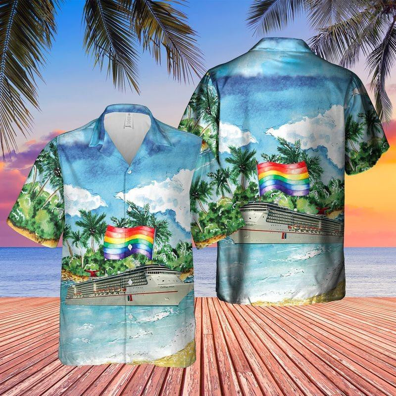 Us Cruise Happy Lgbt Pride Month Aloha Hawaiian Shirts