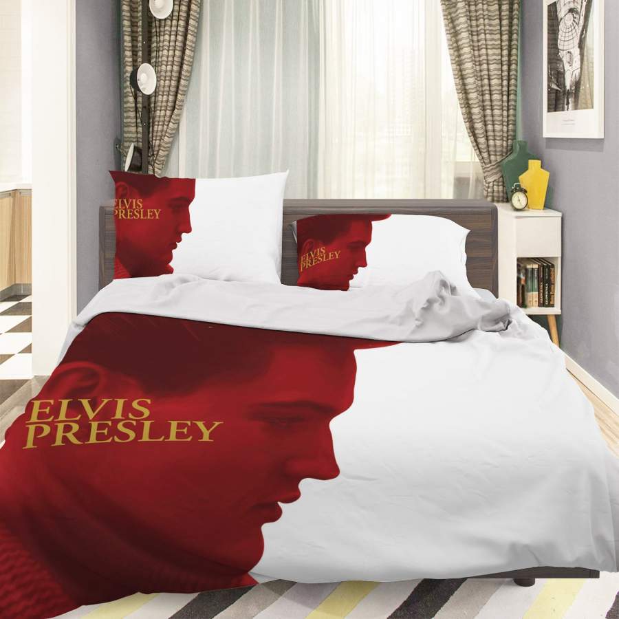 3D Elvis Presley Quilt Cover Set Bedding Set Pillowcases 6