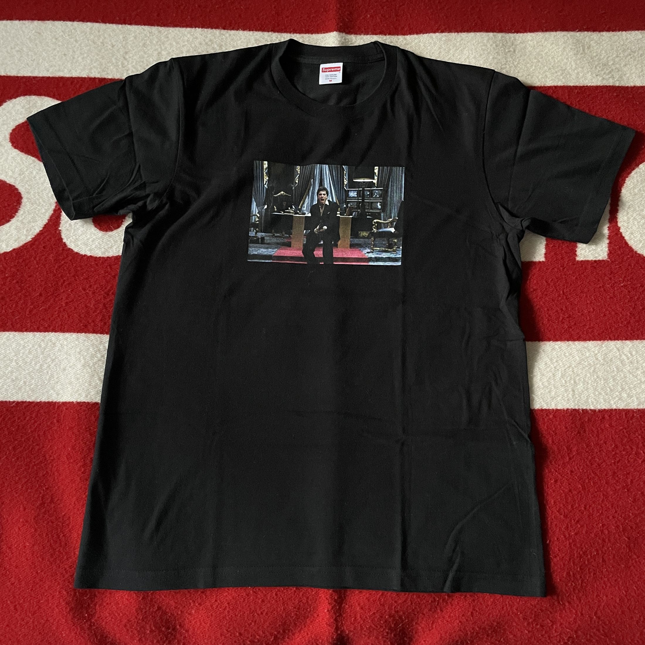 Supreme – Scarface Little Friend Tee Shirt FW17 BLACK, Shirt Outfit, Gifts For Men, Gifts For Women