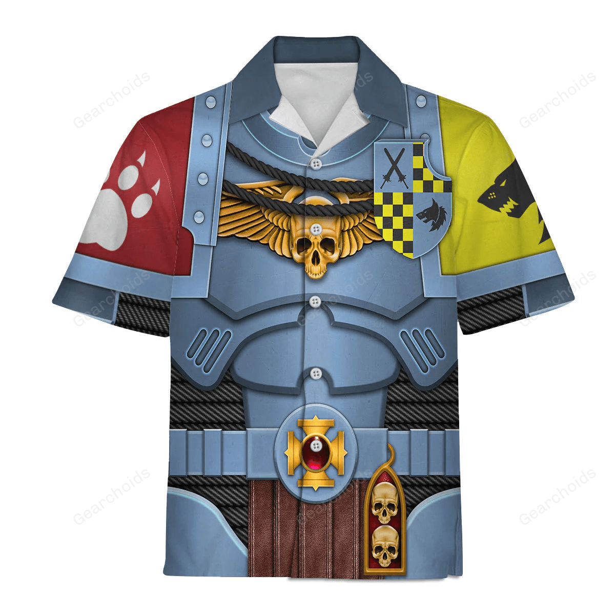 Warhammer Space Wolves Captain – Costume Cosplay Hawaiian Shirt