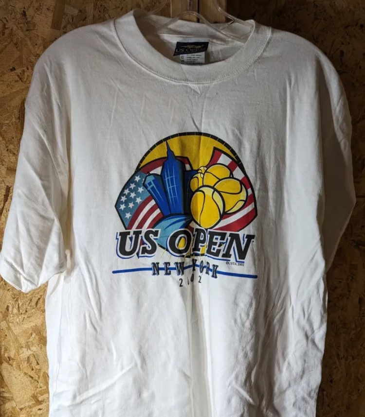 Vintage 2002 US Open Tennis New York Shirt Outfit, Gift For Men, For Women