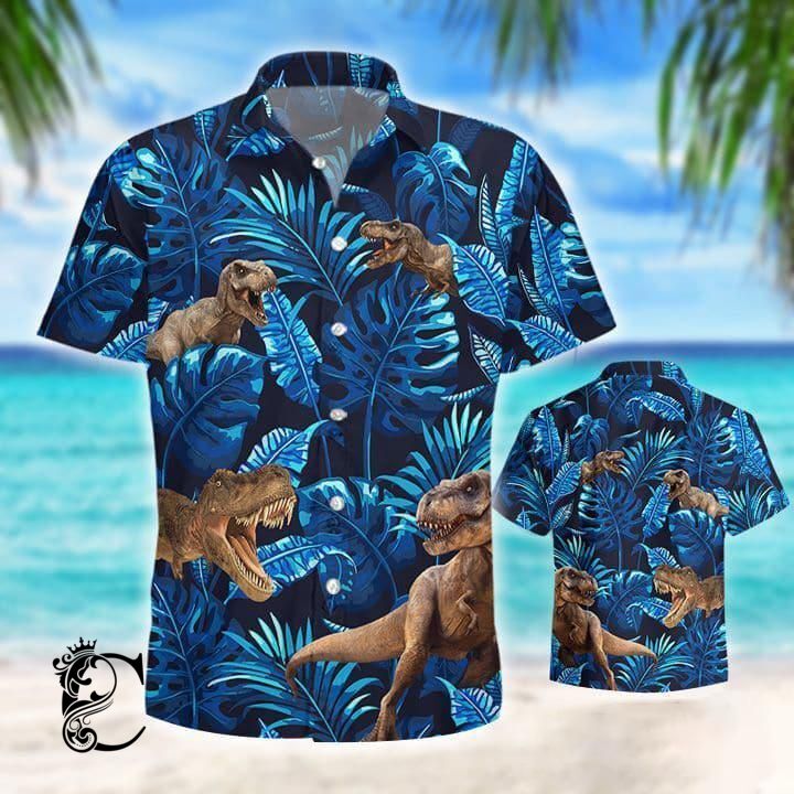 T-Rex Tropical Hawaiian Shirt 131