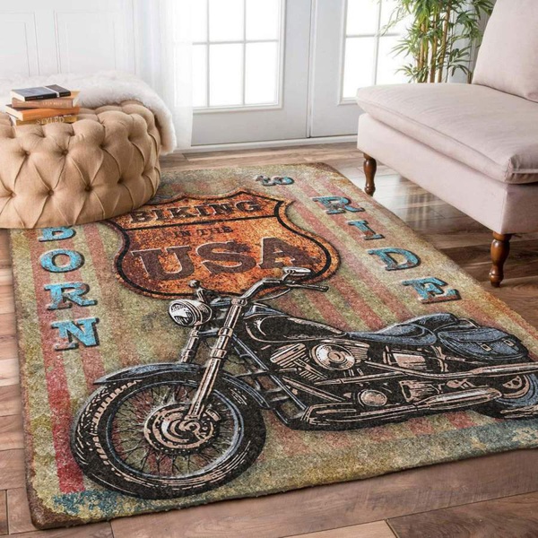 Vintage Motorcycling VD0611200R Rug