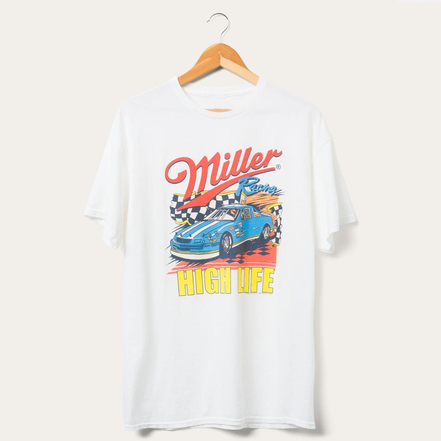 Unisex Miller High Life Racing Tee, Gifts for Mom, Mother’s days Gifts, Gifts For Dad, Father’s day Gifts