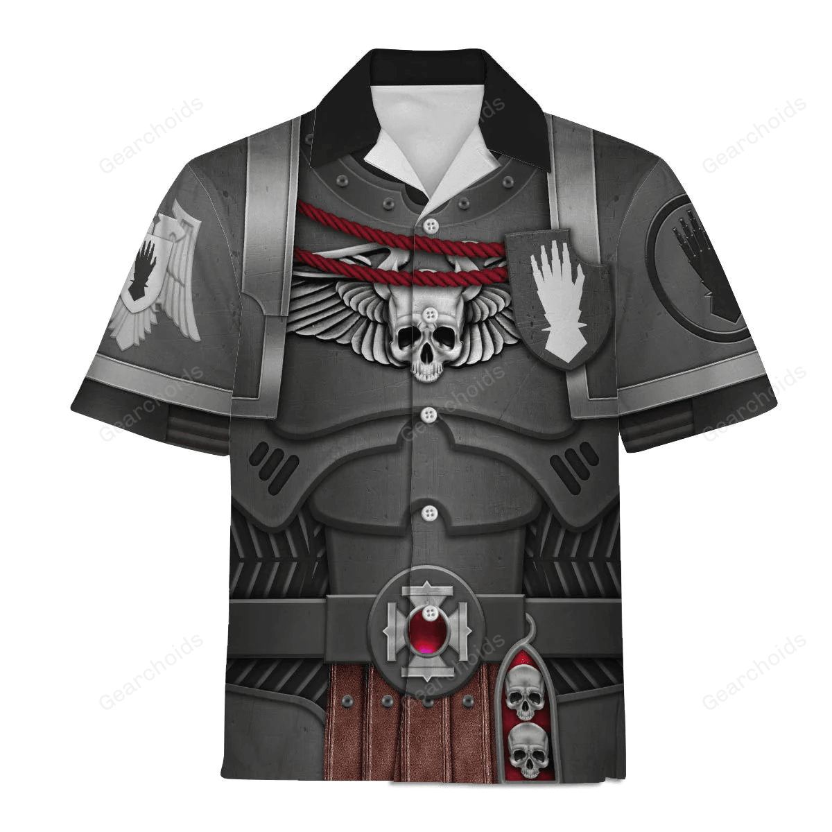 Warhammer Iron Hands Captain – Costume Cosplay Hawaiian Shirt