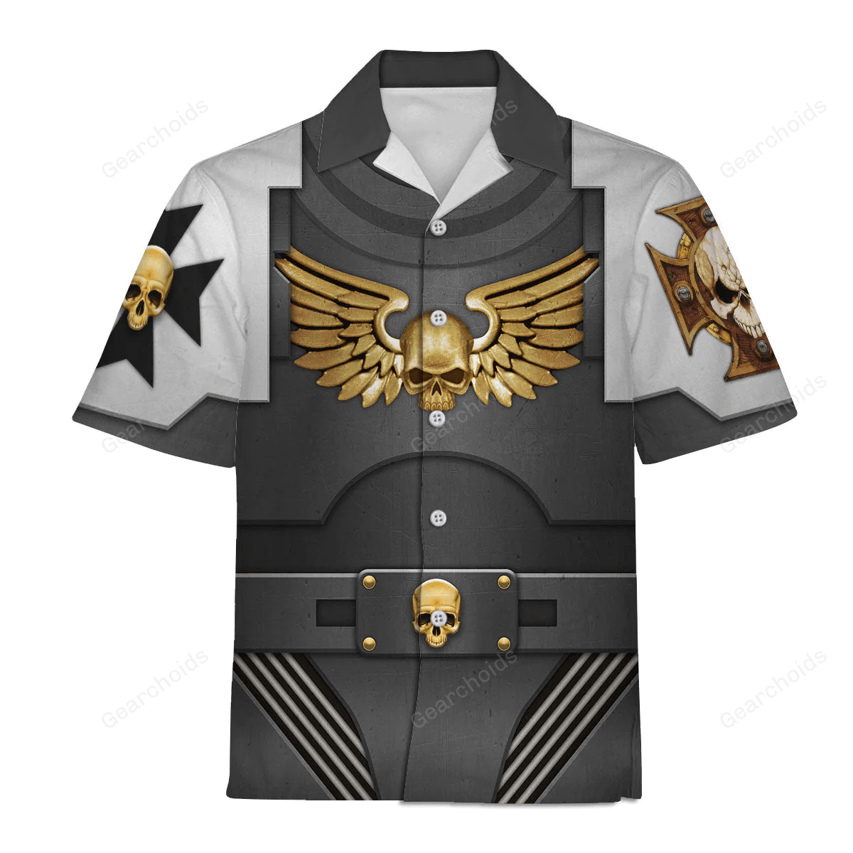 Warhammer Terminator Armor Black Templars – Costume Cosplay Hawaiian Shirt