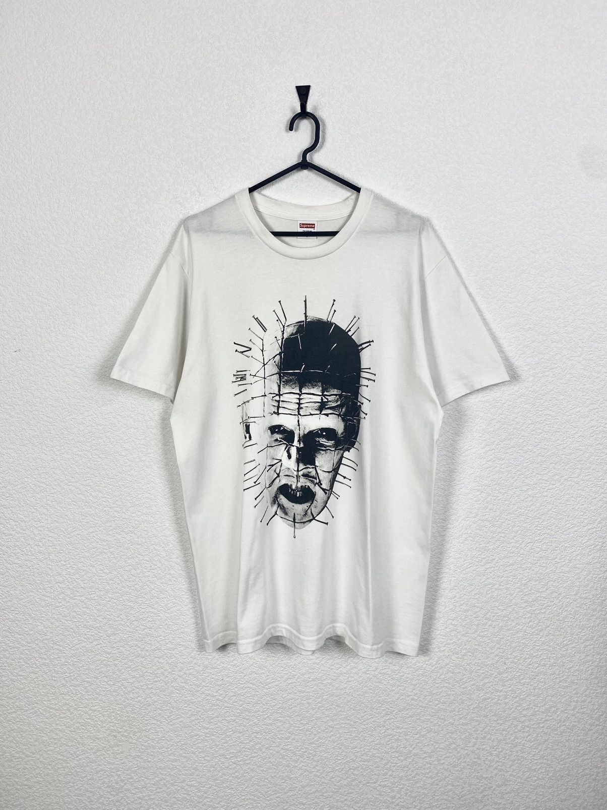 Supreme Hellraiser Pinhead t-shirt SS18 White, Shirt Outfit, Gifts For Men, Gifts For Women