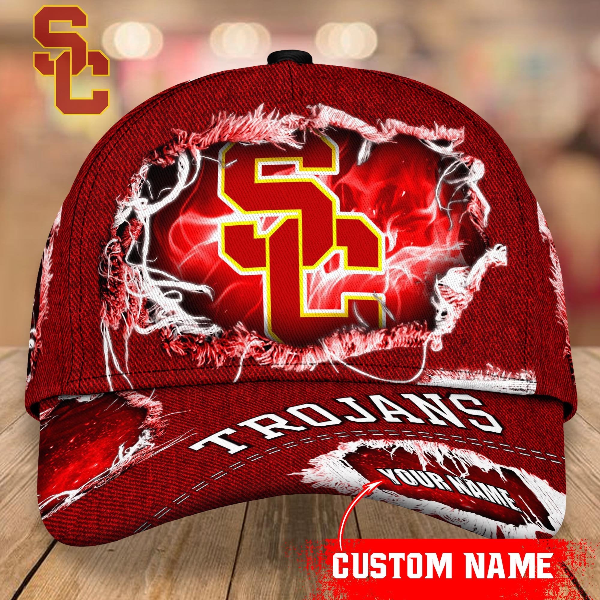 Usc Trojans Baseball Caps Custom Name