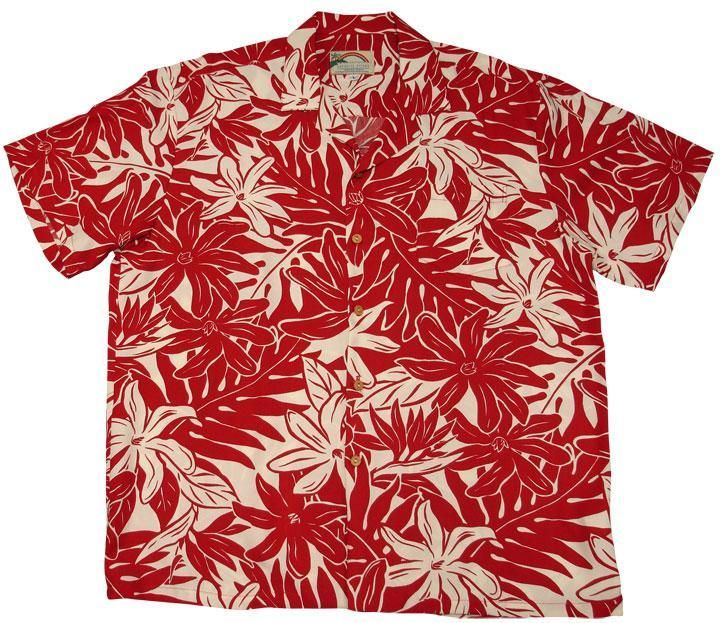 Tahitian Gardenia Hawaiian Shirt