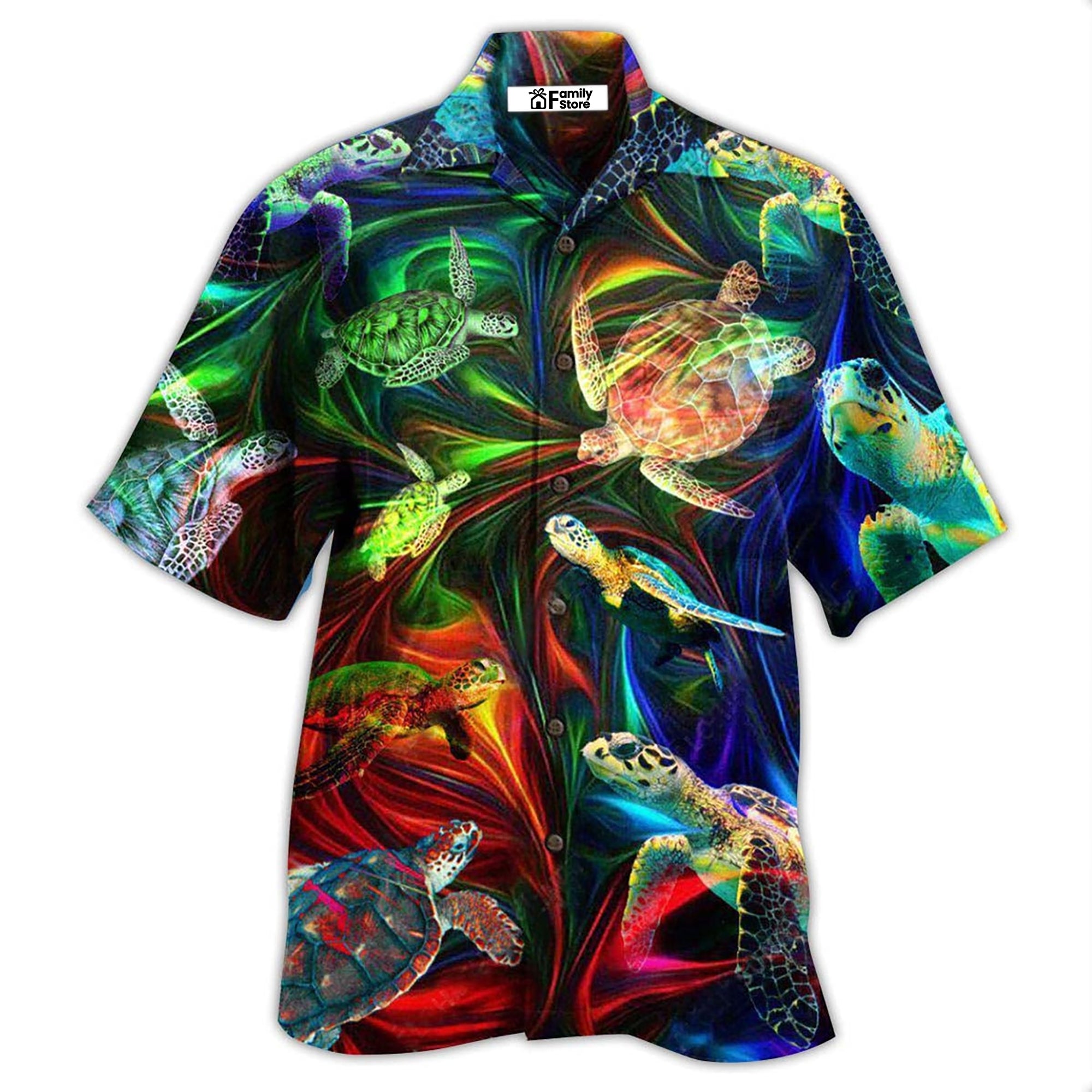 Turtle Amazing Neon Flash – Hawaiian Shirt