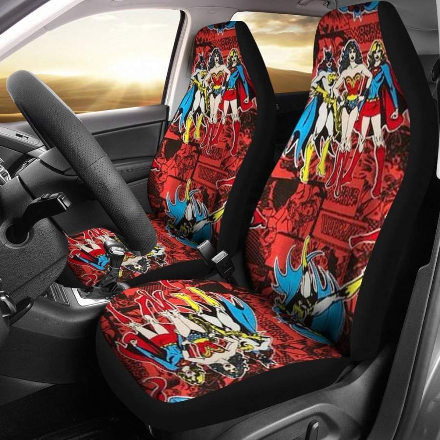 Wonder Woman DC Car Seat Covers