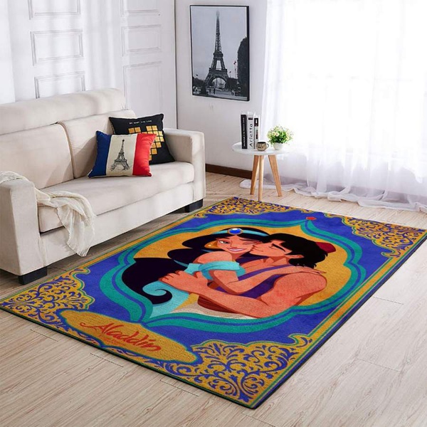 Aladdin Princess Jasmine Area Rug Area Rug – Home Decor – Bedroom Living Room Decor