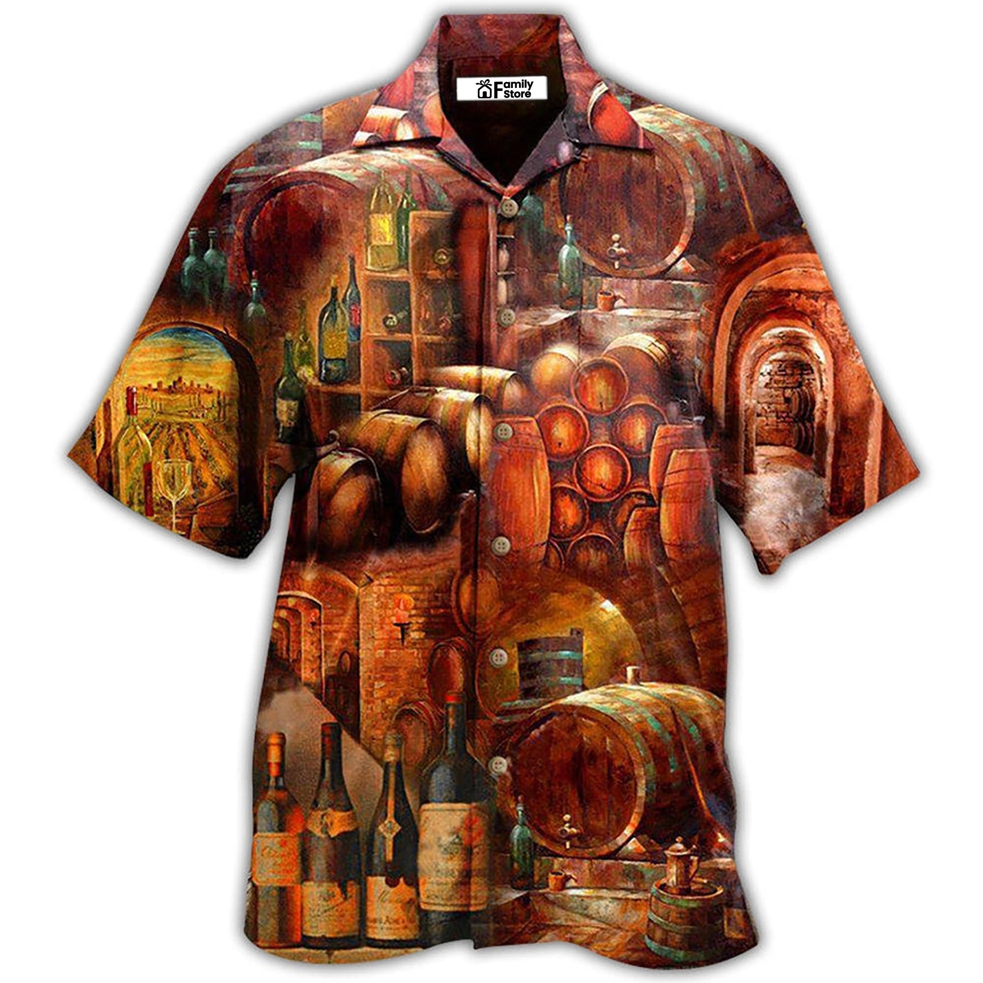 Wine Tasting Daily From The Cellar – Hawaiian Shirt